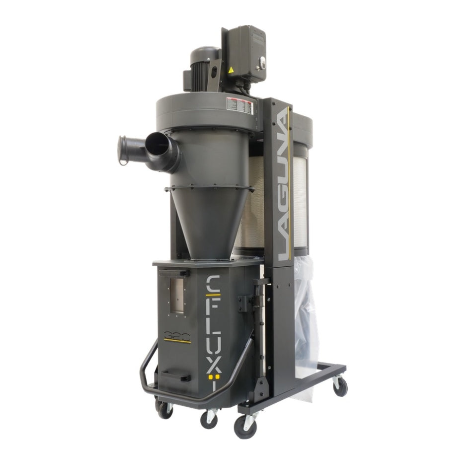 Laguna Cyclone Dust Collector 1.5 HP with 1 Micron Filter C|Flux MDCCF15110