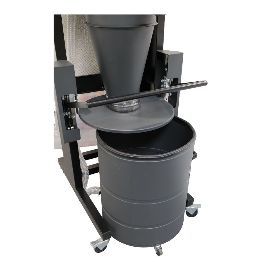 20-gallon steel drum capacity