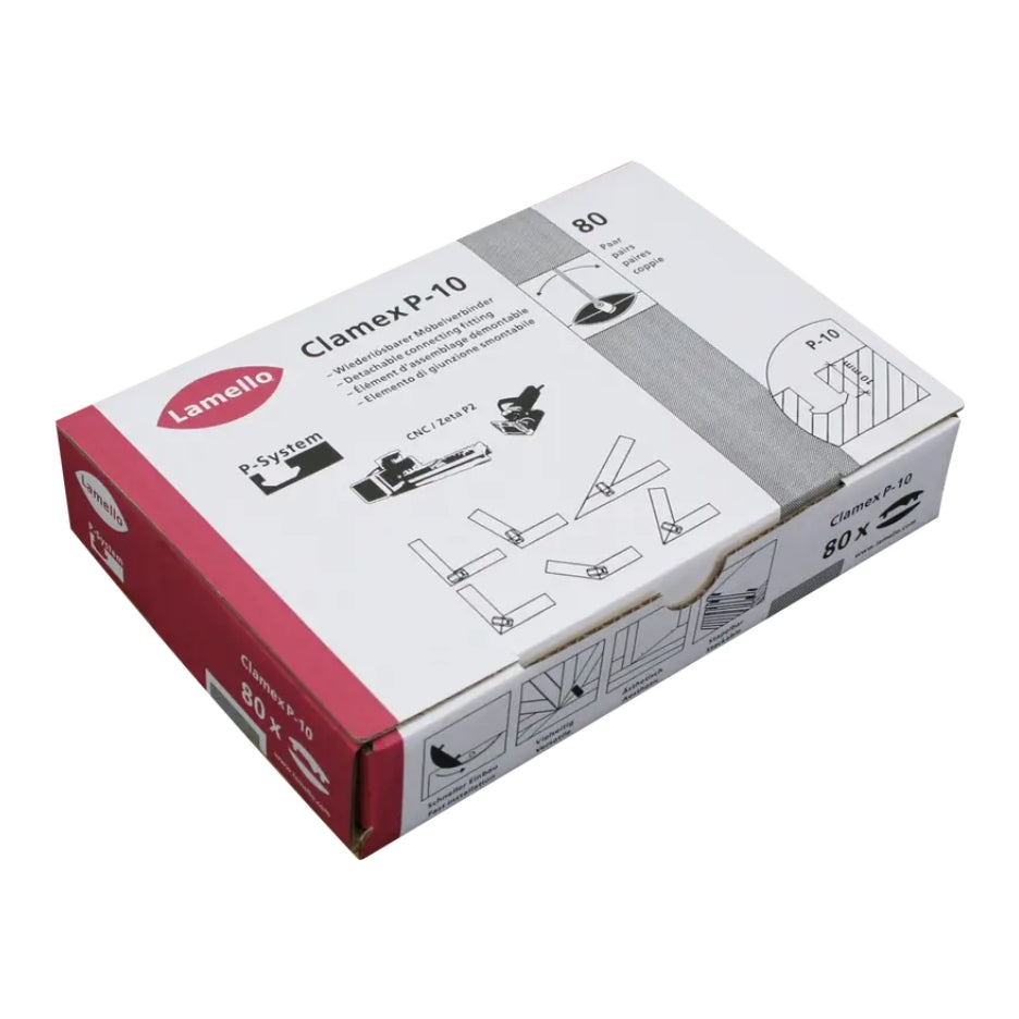 Lamello Clamex P-10 box - 80 pairs