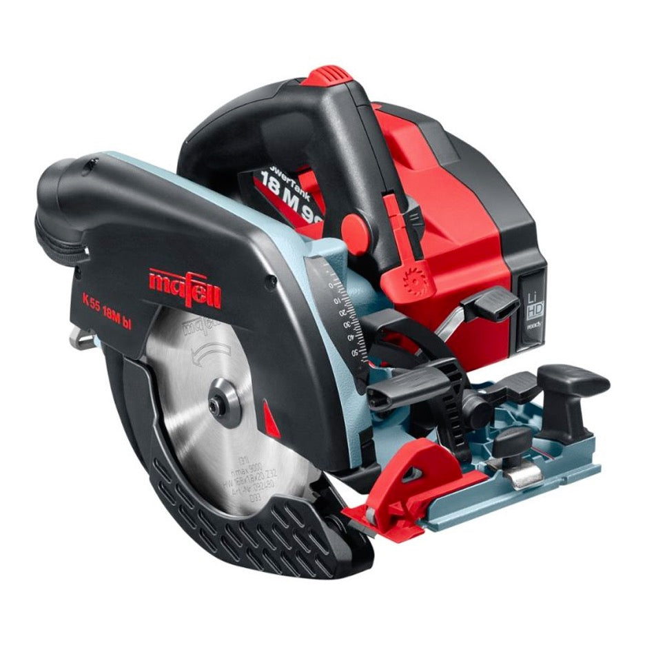 Mafell Cordless Plunge Cut Circular Saw K 55 18M bl 91B523