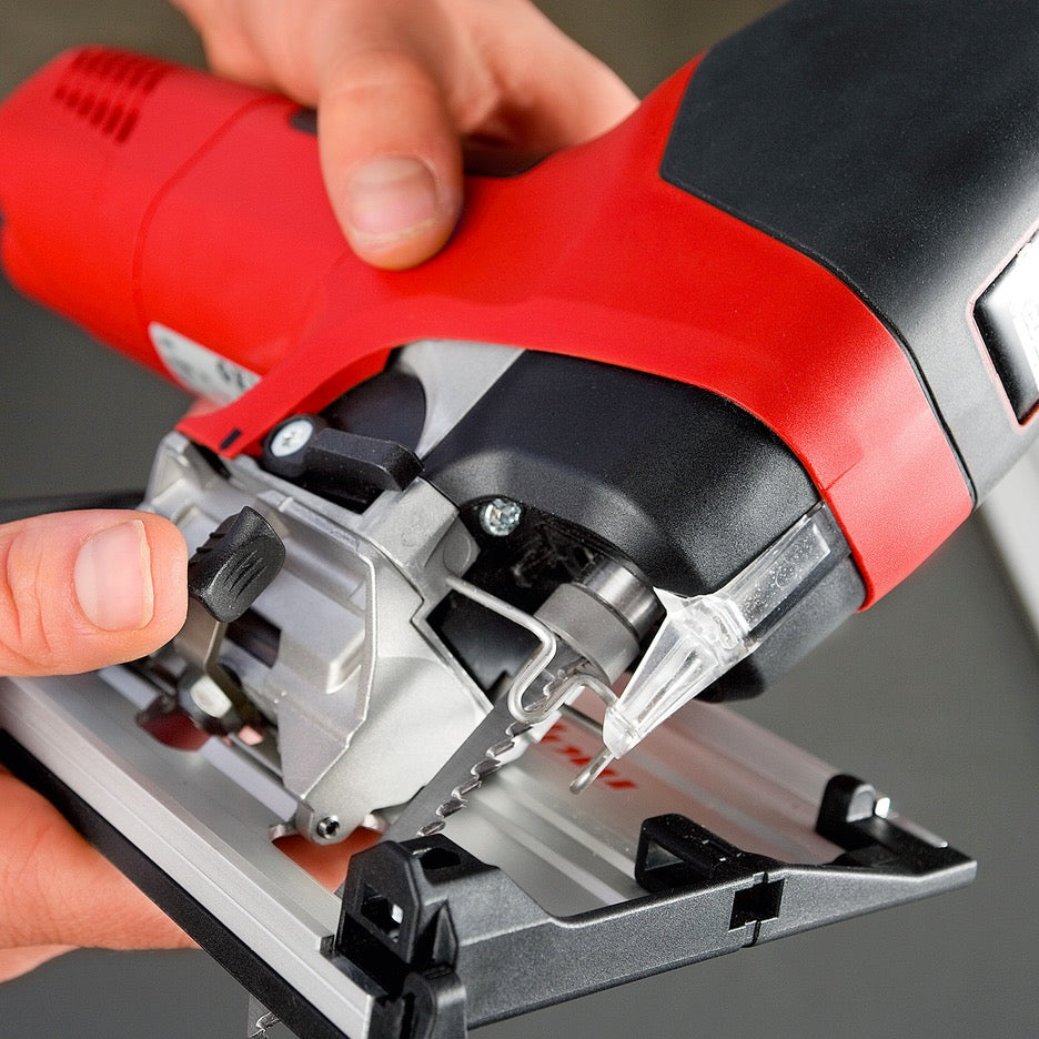 Mafell Jigsaw 120V P1 cc 917123 installing on tilting base