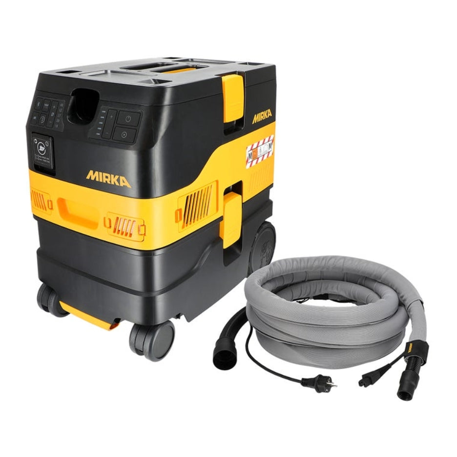 Mirka DEXOS 17 Litre Dust Extractor 1217X M HEPA AFC and hose