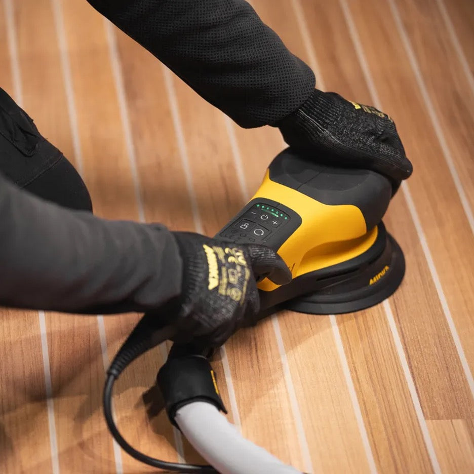 Mirka Rotary Electric Sander 6 Inch DEROS RS 600X MRS60011CAUS sanding teak decking