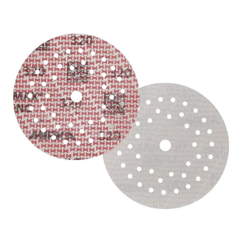 Mirka 5 Inch Ultimax Ligno Multifit Grip Disc front and back