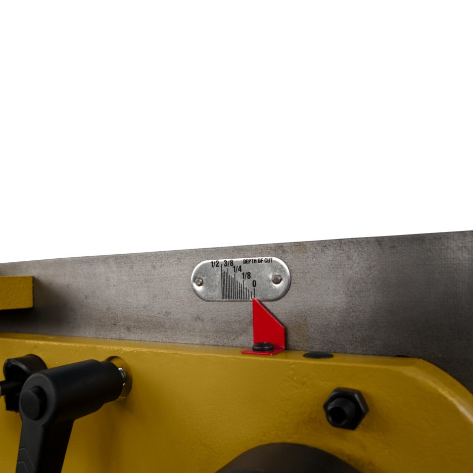 Powermatic PJ-882, 8" Parallelogram Jointer, 2HP 1PH 230V PM9-1610079 depth gauge