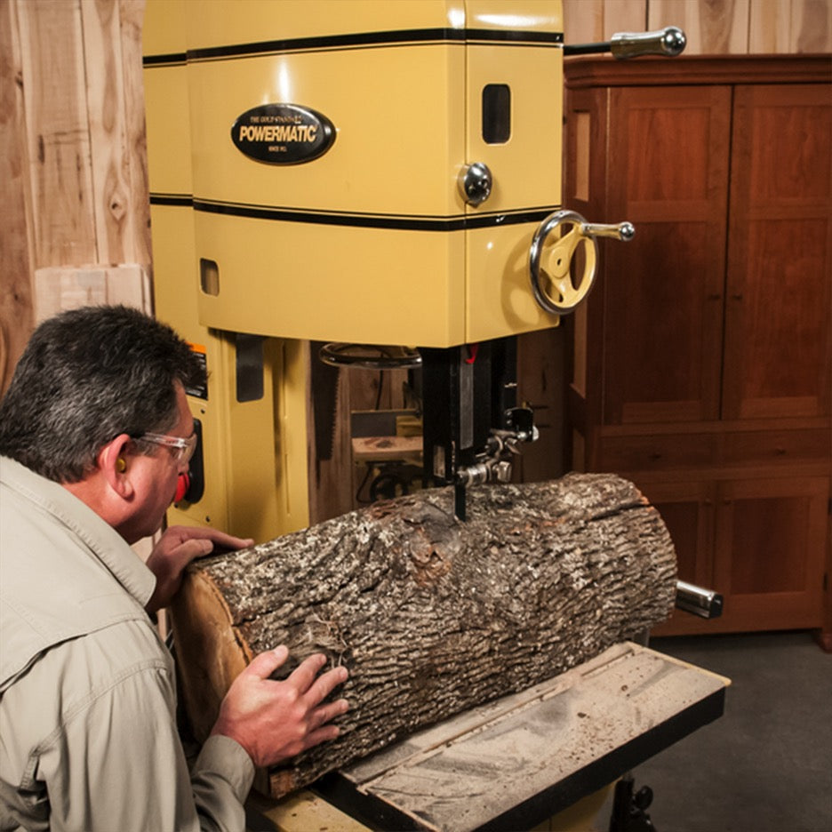 Powermatic PM1800B-3T 18" Bandsaw with ArmorGlide, 5HP 3PH 230V PM1-1791801BT milling log