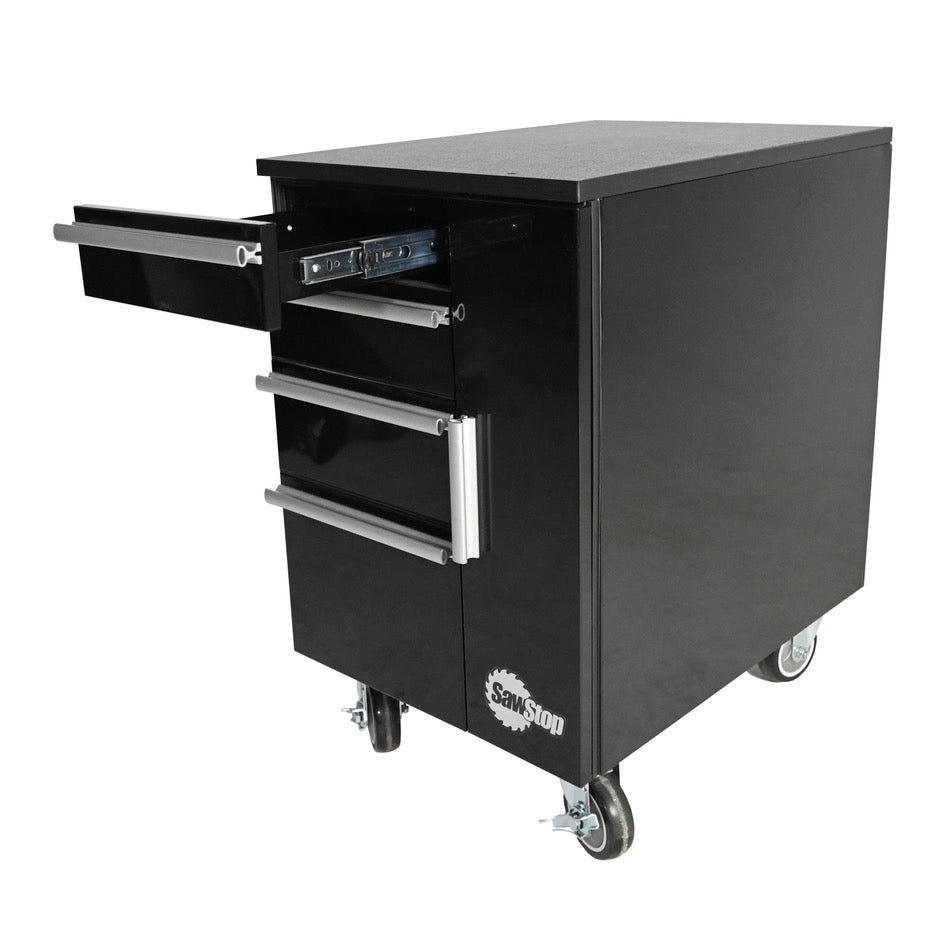 SawStop 18 Inch Under Table Cabinet TSA-UTC18 top drawer open