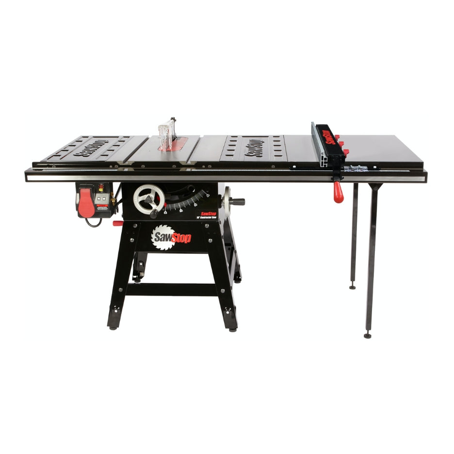 SawStop Contractor Saw 10 Inch with Steel Base CNS175 36 inch T-Glide Advance