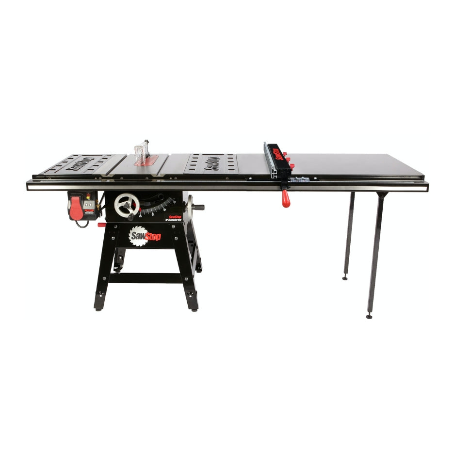 SawStop Contractor Saw 10 Inch with Steel Base CNS175 52 inch T-Glide Advance