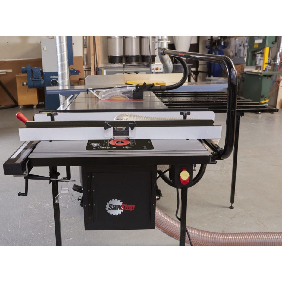 SawStop saw and SawStop ICS 30 Inch In-Line Router Table Assembly