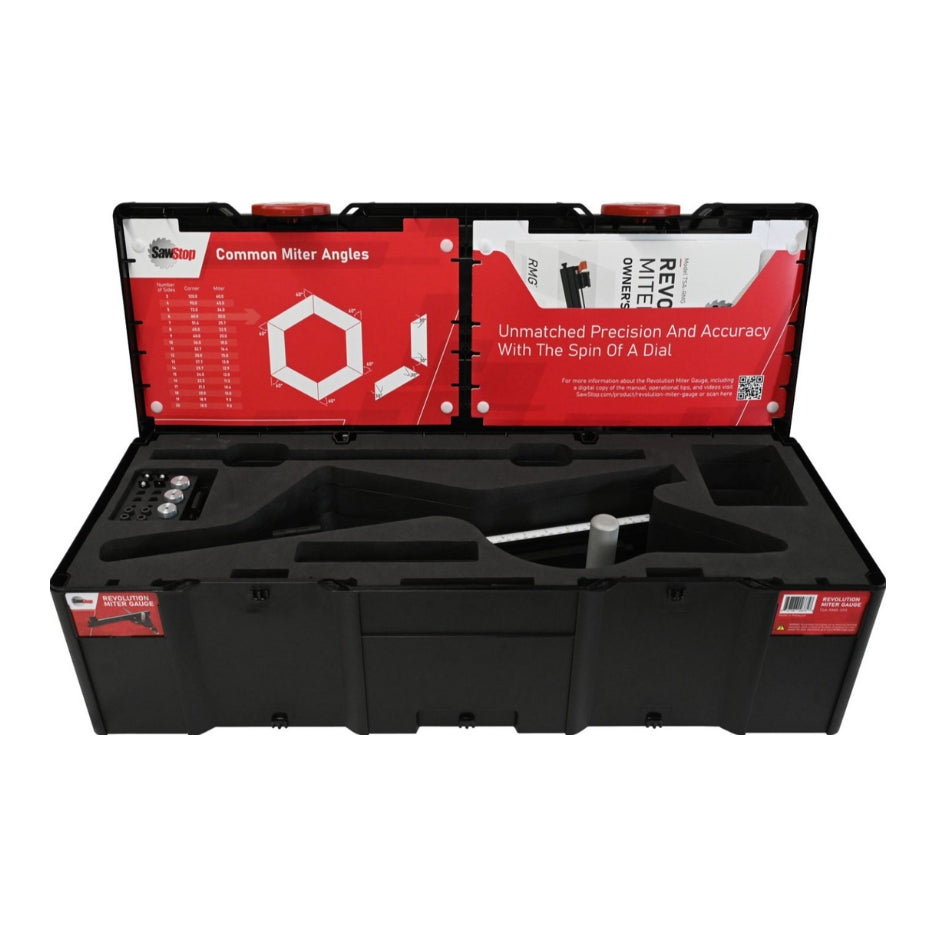 SawStop Revolution Miter Gauge with open Systainer
