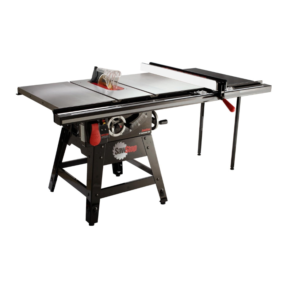 SawStop Table Saw Wings Cast Iron on Contractor Saw