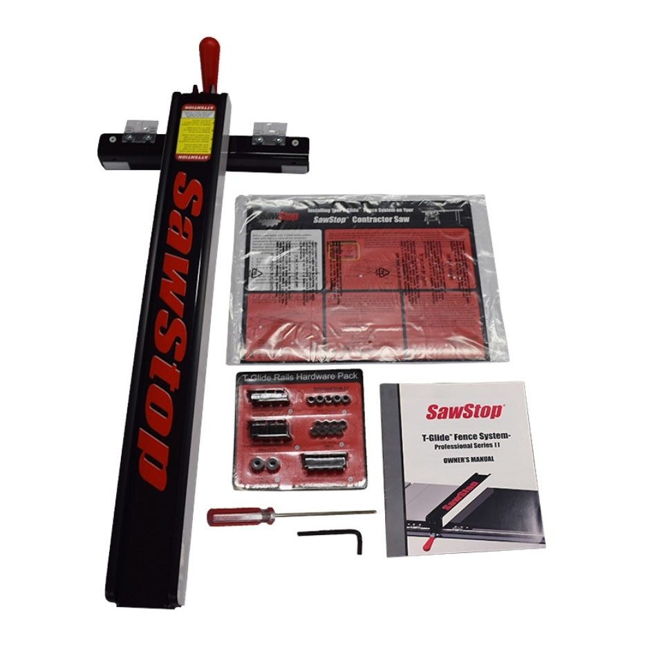 Sawstop T-Glide Fence Assembly - Professional Series II TGP2-FA