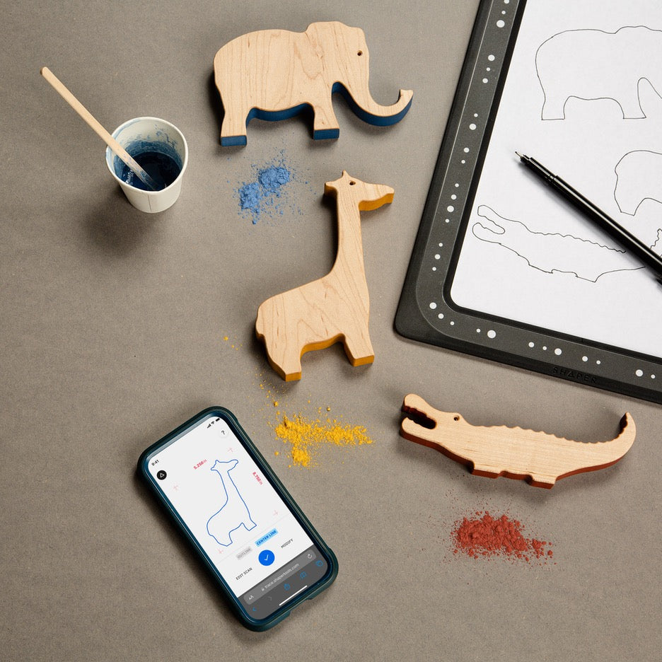 Shaper Tools Trace Vector Drawing Toolkit SX1-AA making wooden animal toys