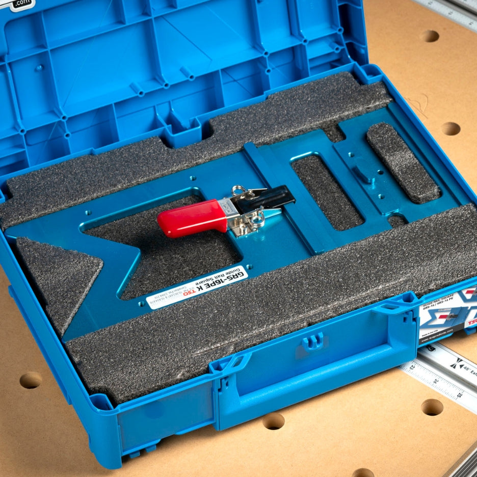 TSO Products Guide Rail Square for Kreg Track Saws in Systainer