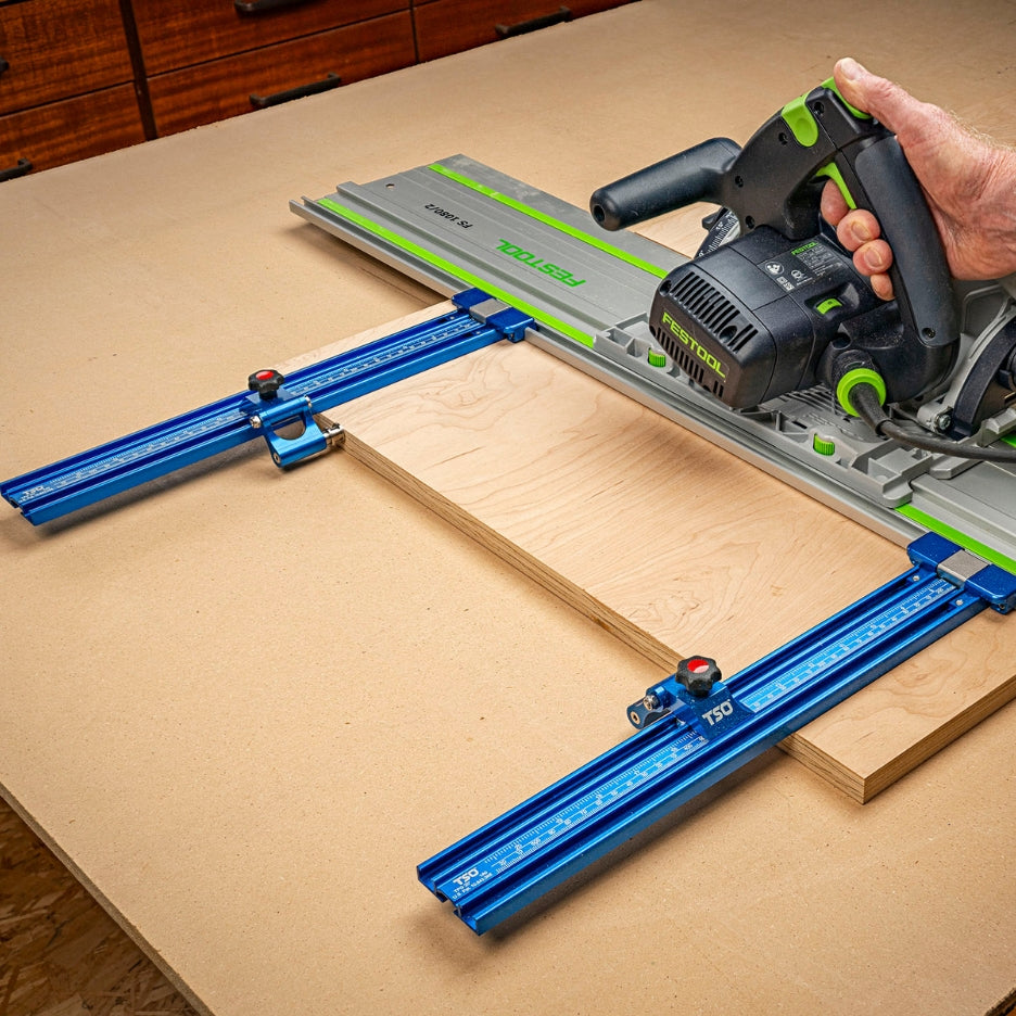 TSO Products Parallel Guide System Gen 2 on Festool guide rail