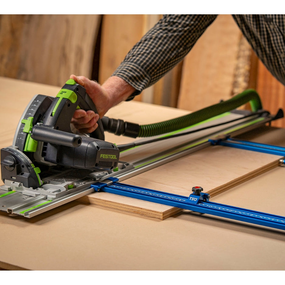 TSO Products Parallel Guide System Gen 2 on Festool guide rail
