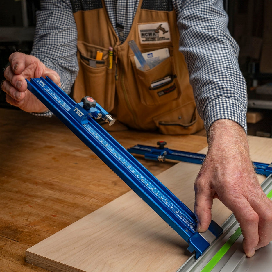 Drop -Loc connectors quickly install into your guide rail with a tilt and button press