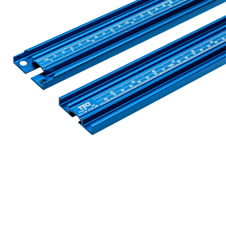 TSO Products 50 Inch T-Tracks for TSO Parallel Guide System Gen 2 61-653