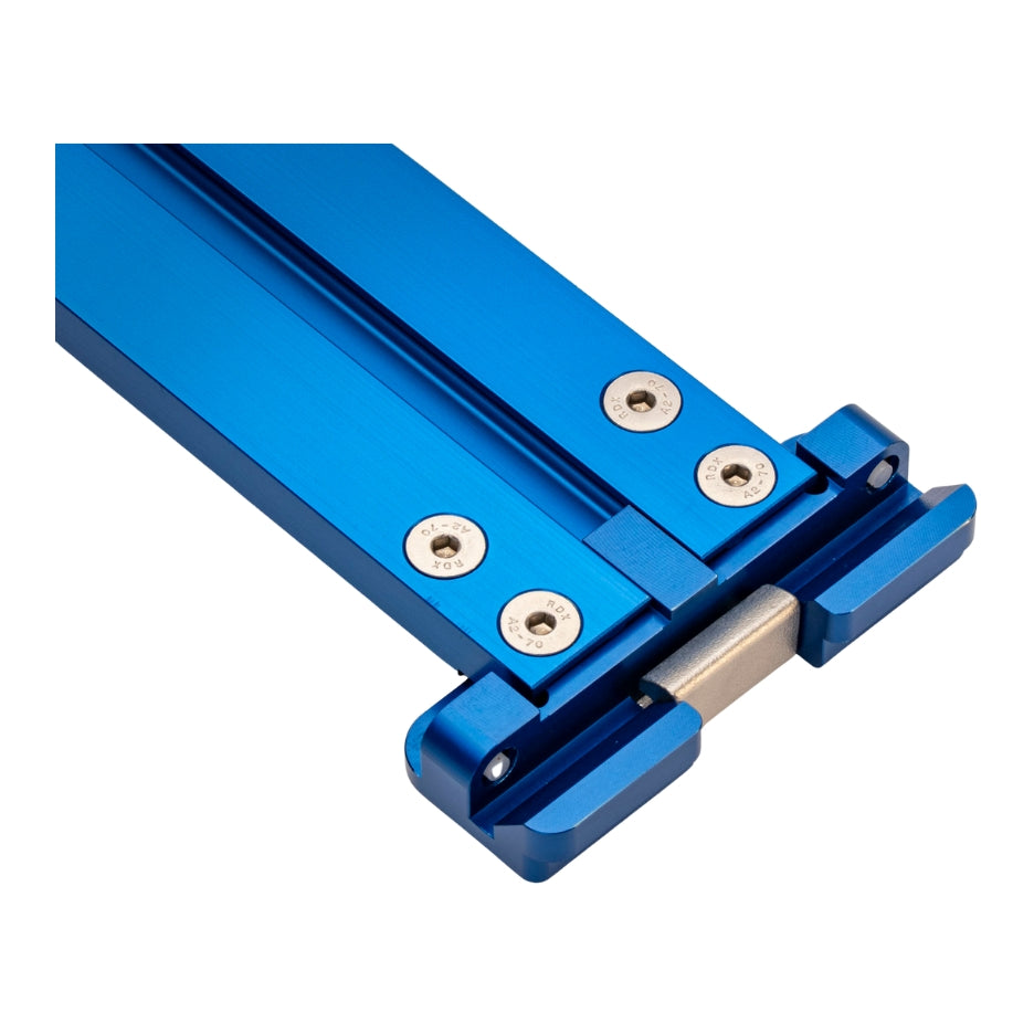 TSO Products Drop-Loc Connector attaches to a Parallel Guide Track with 4 included flathead screws