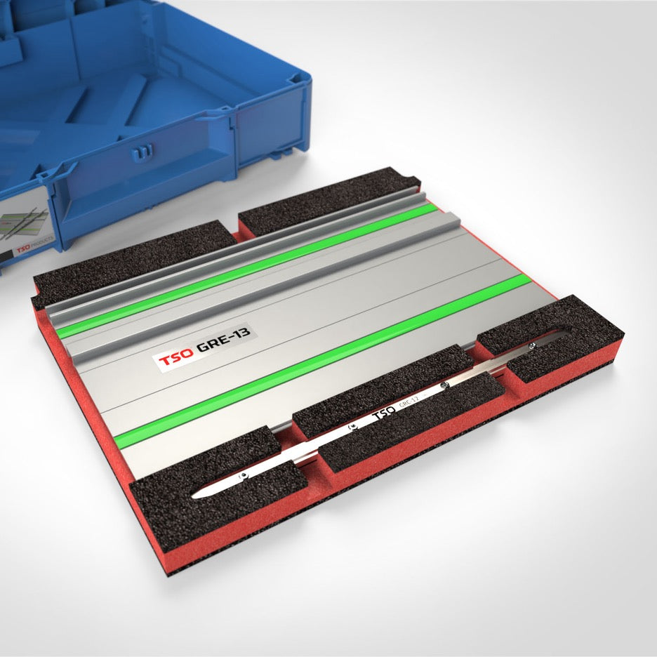 TSO Products GRE-13 Guide Rail Extension with Systainer Foam Insert 61-547 with Systainer