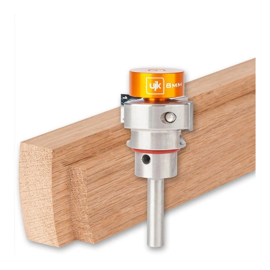 UJK Tools 2-Flute Metric Multi-Rabbetting Router Bit with 1/2 Inch Shank