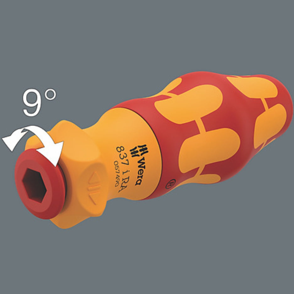 The 837 i RA bladeholding
screwdriver with ratchet
functionality