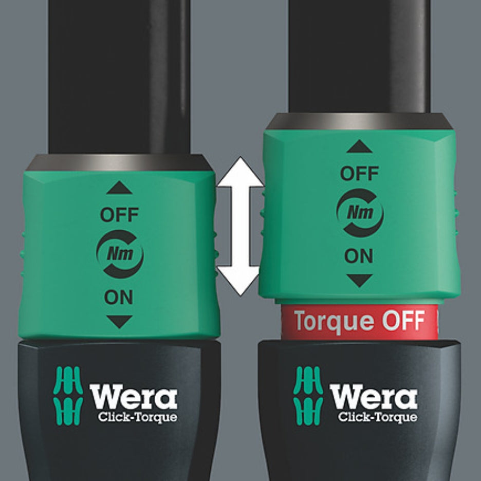 The torque function can be
deactivated so that the tool can
also be used for loosening.