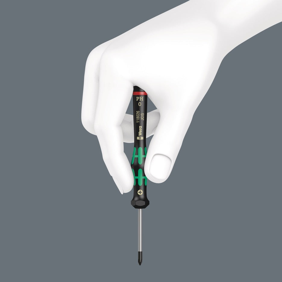 Wera Tools Kraftform Kompakt Micro Scrwedriver Set 05135938001 grip