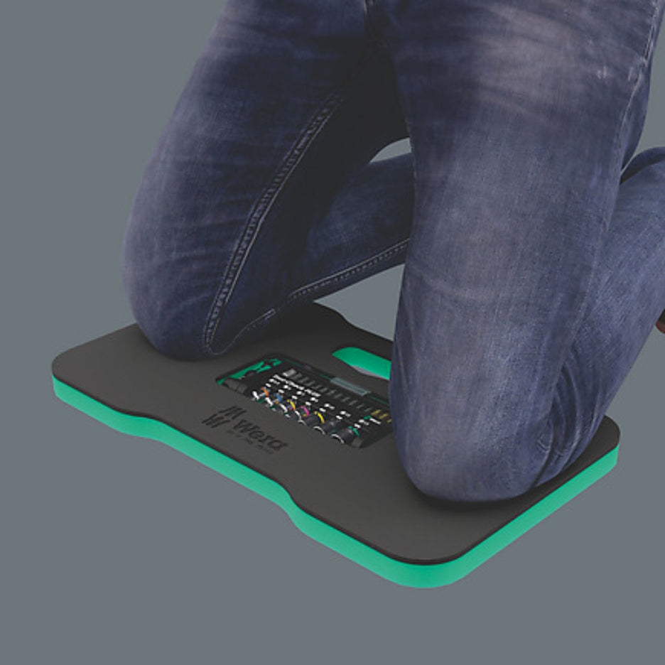 Knees on Wera Tools Metric Tool-Check Plus with Kneeling Pad 9515