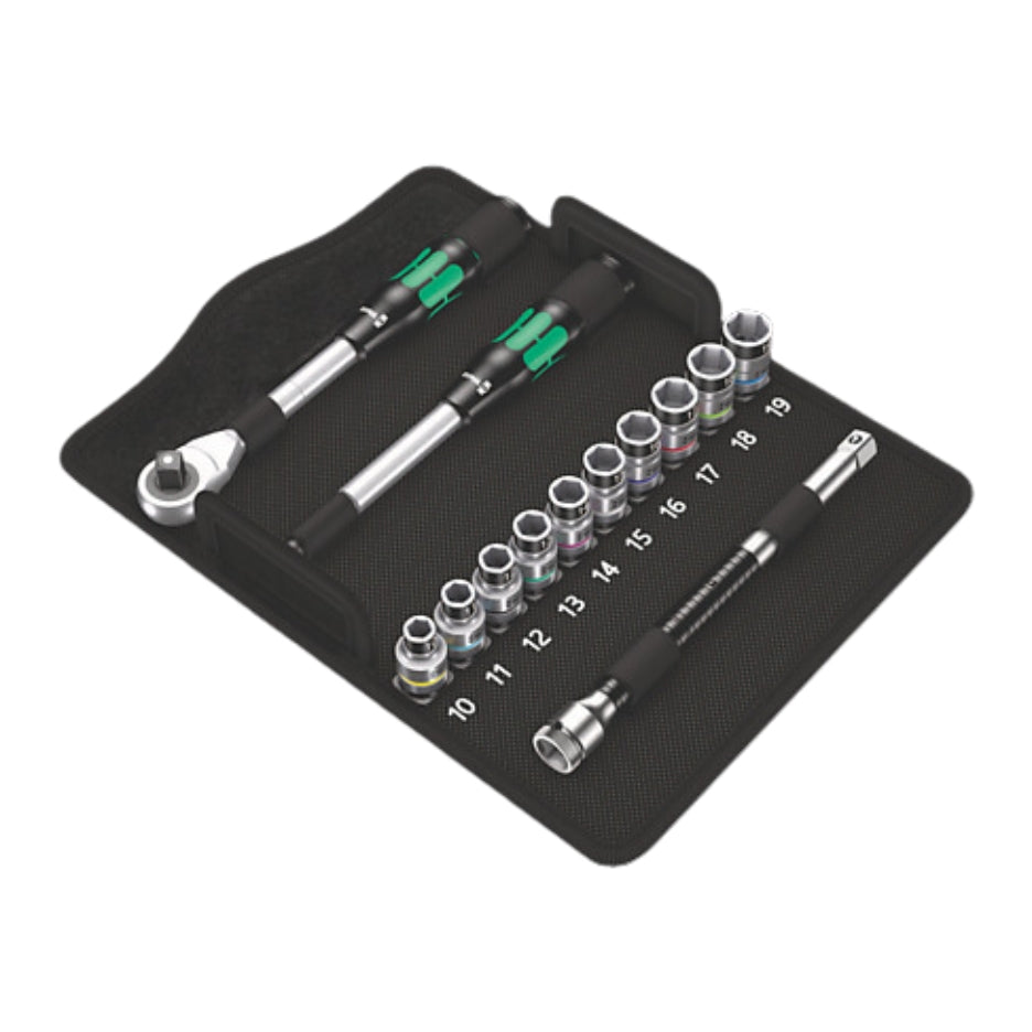 Wera Tools Zyklop Hybrid 1/2 Inch Ratchet Set