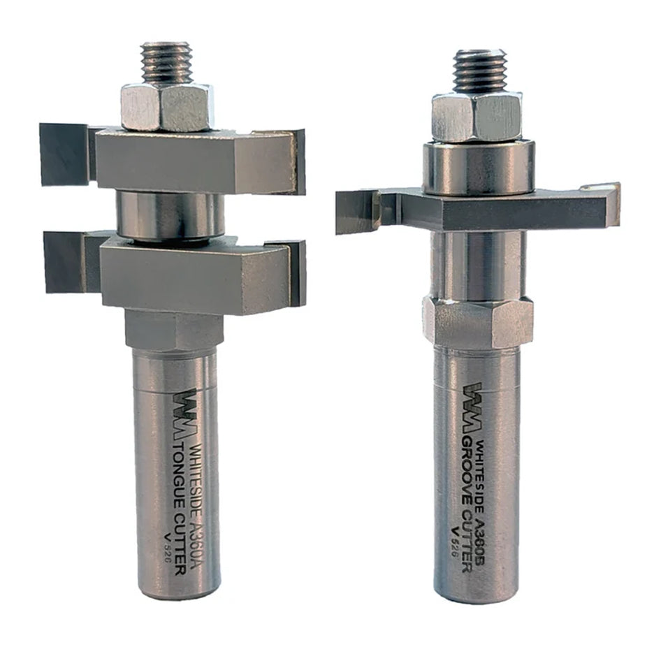 Whiteside Simpli-Switch tongue and groove router bits