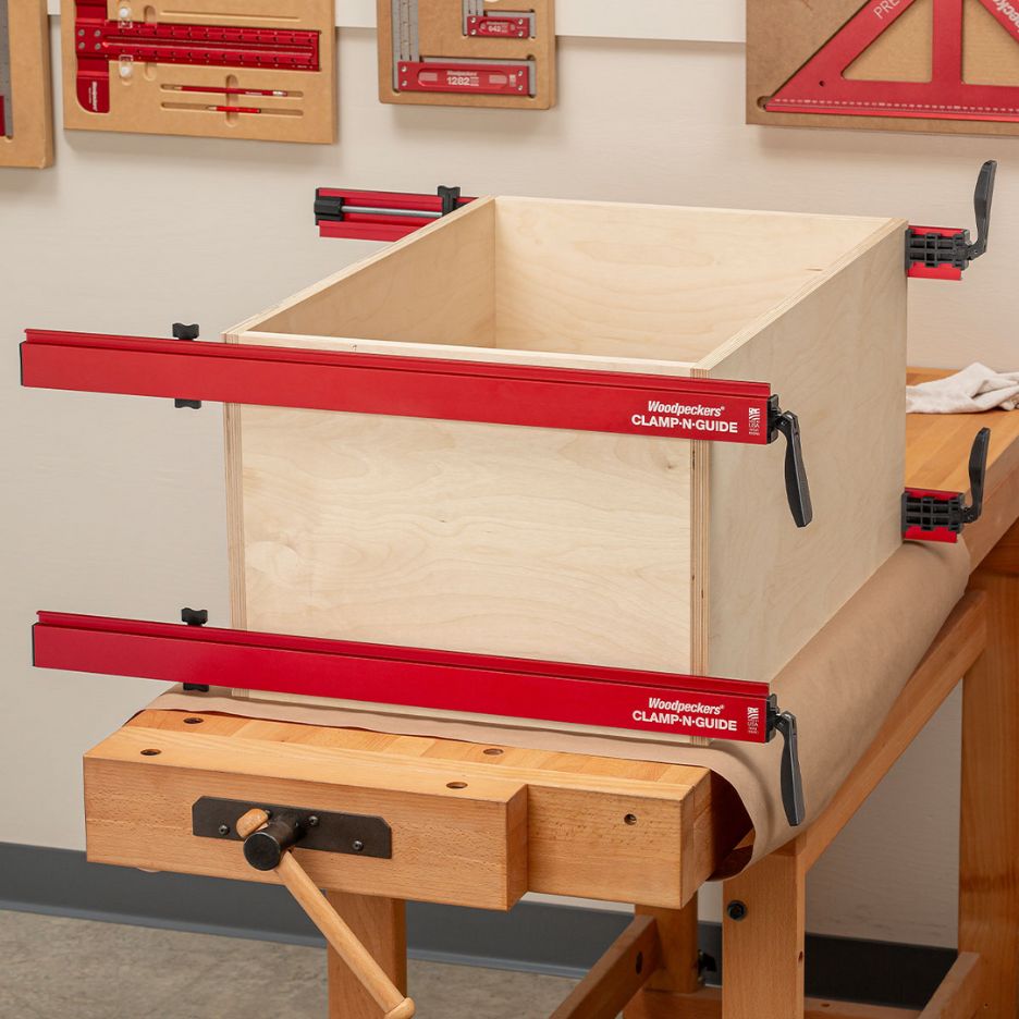 When you're not using them as an edge guide, they're great assembly clamps