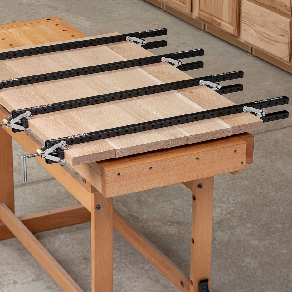 ClampZILLA™ is the perfect answer for large, thick table top glue-ups.