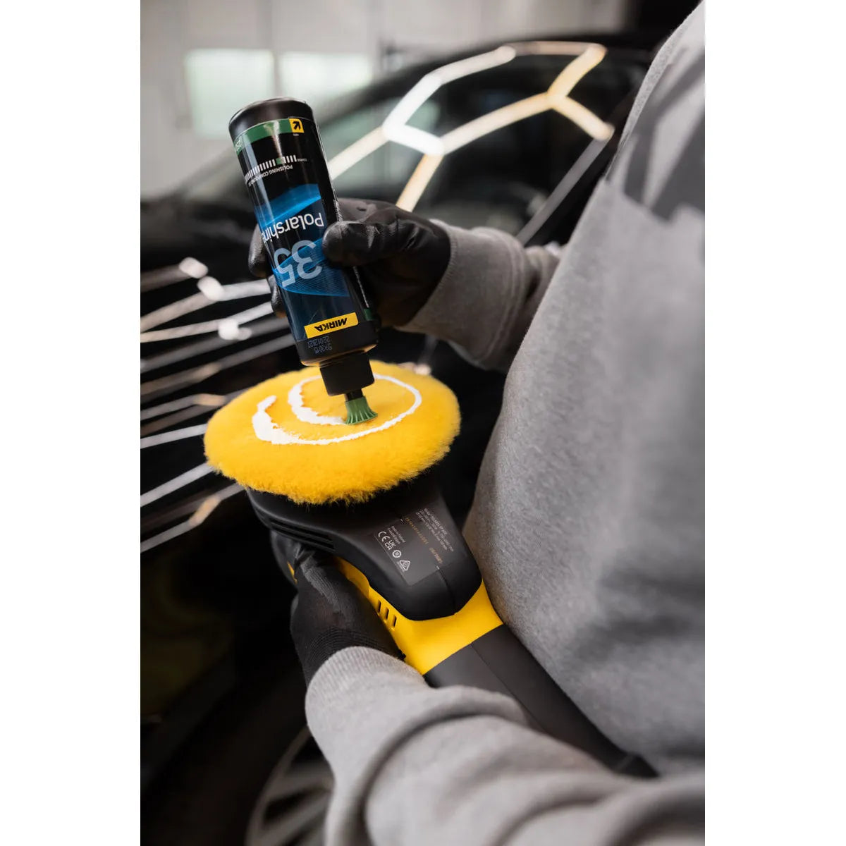 Mirka Lambswool Pad Pro Yellow MPADLWY-6