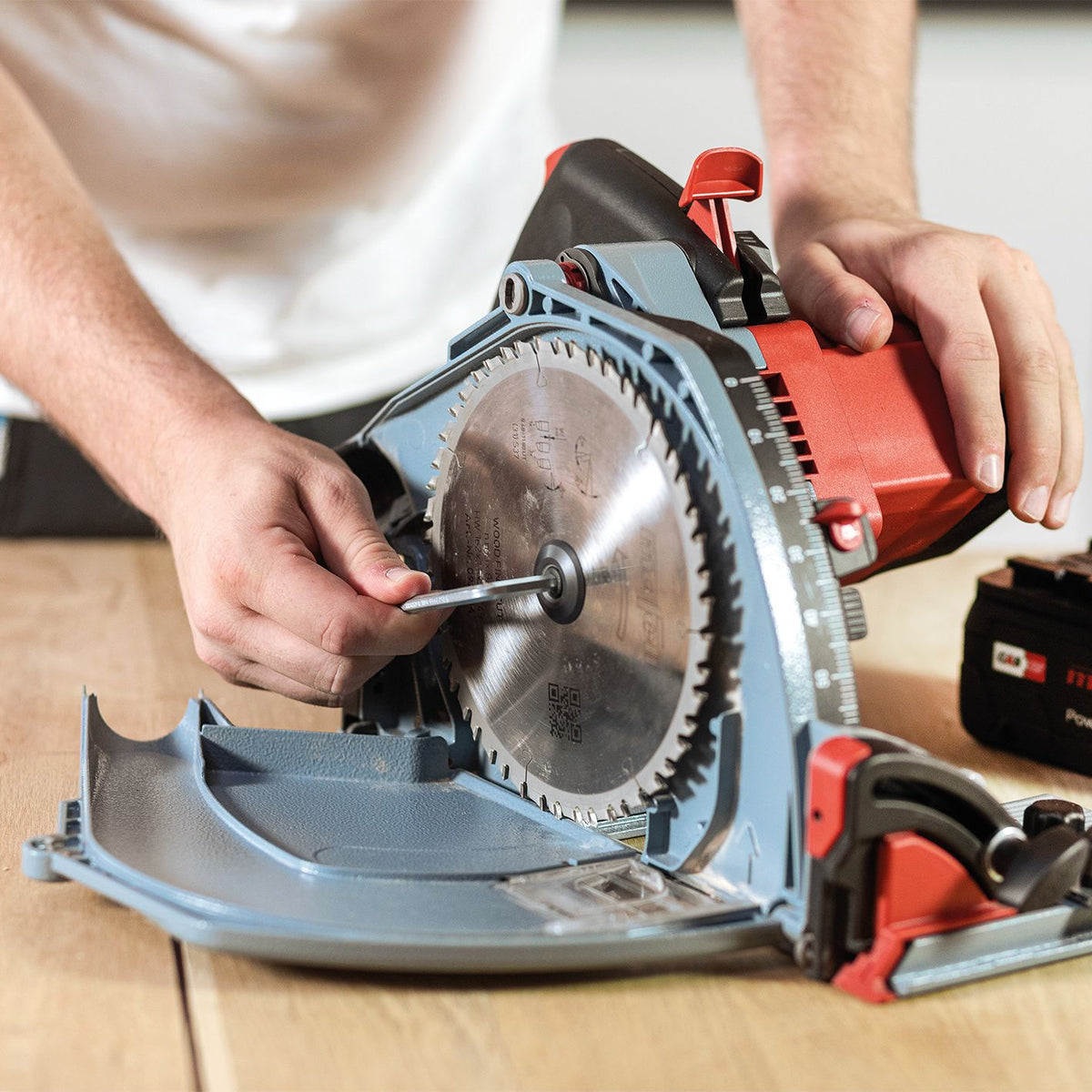 Mafell Cordless Portable Circular Saw K55 18M bi Pure in T-Max 91F524