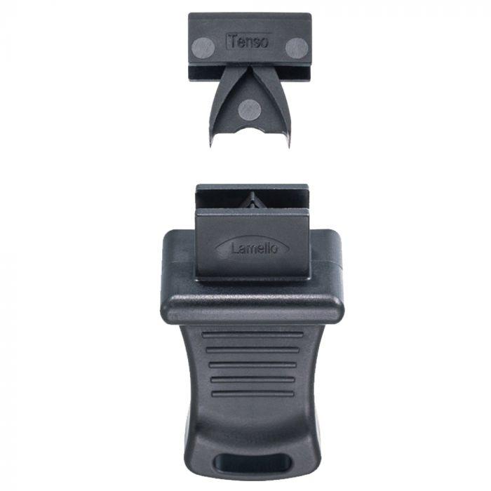 Lamello's insertion tool allows the Tenso P-14 Preload Clips to be installed more comfortably/ergonomically.