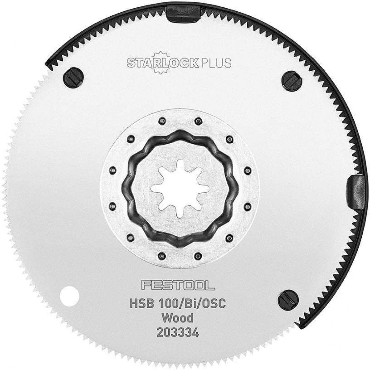Festool D 100mm Bimetal Round Oscillating Tool Blade with Starlock Max for OSC 18 HSB 100/Bi/OSC 203334