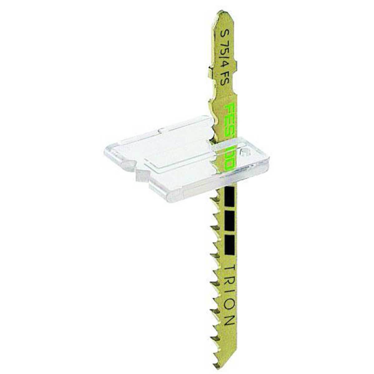 Solid one-piece splinterguard is custom cut for each blade you use, reducing the chance of tear-out, time-consuming rework.