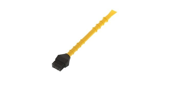 Yellow and black Titebond Silicone Glue Brush/Spatula.