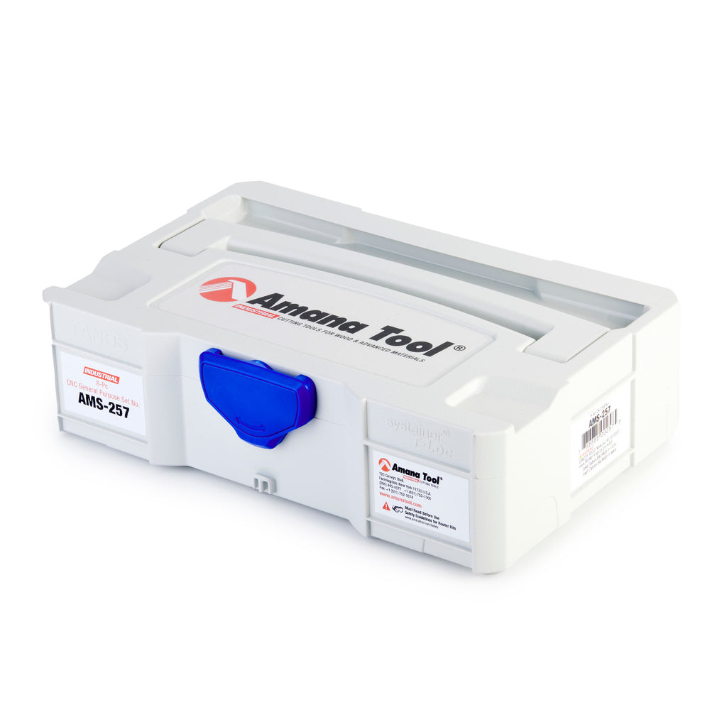 Amana General Purpose Router Bit Set with Spektra Coating AMS-257