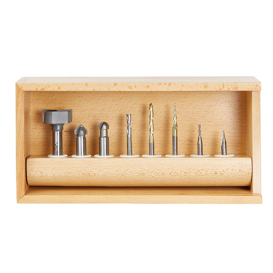 Amana Tool 8-Piece CNC Signmaking Starter Set AMS-133