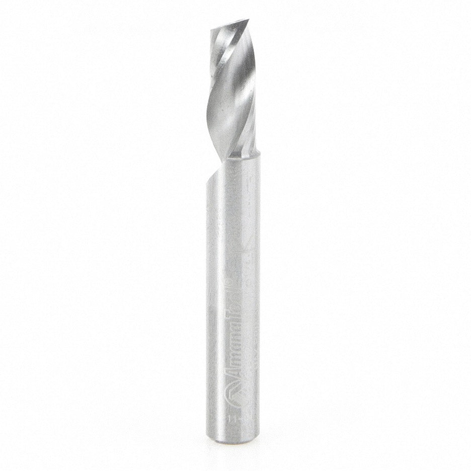 Amana Tool D 1/4 Inch O-Flute Upcut Spiral Router Bit for Aluminum with Zirconium Nitride Coating 51402-Z