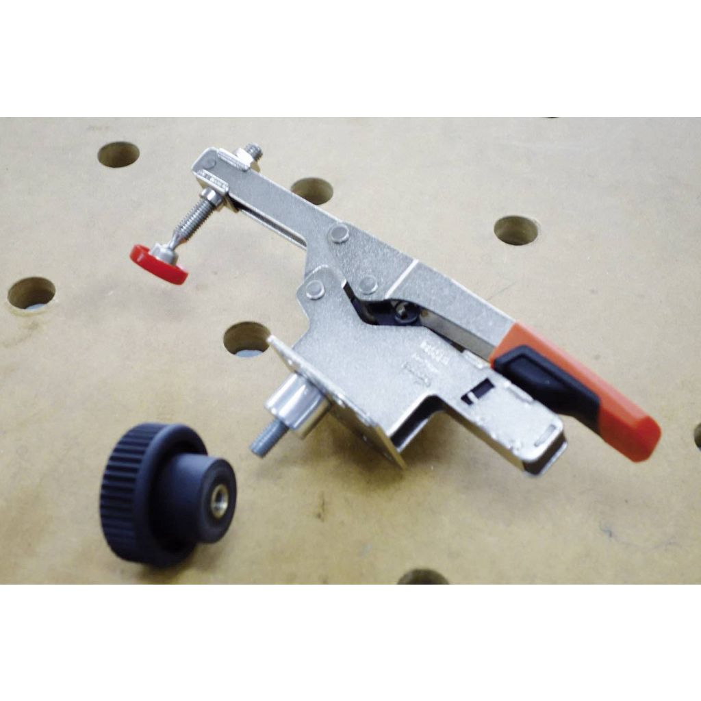 Bessey Auto-Adjust Toggle Clamp Adapter for MFT Table on clamp