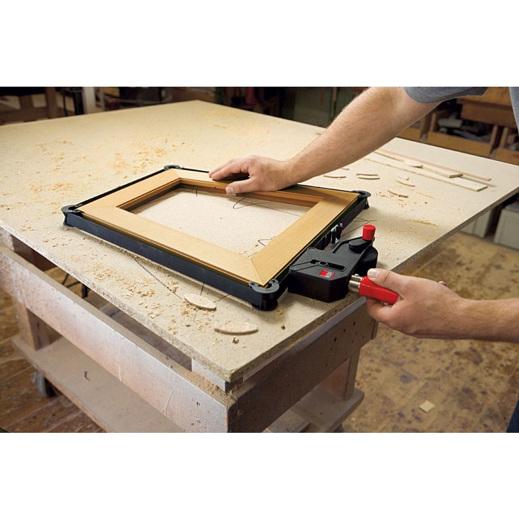Bessey 23-Foot Strap Clamp gluing picture frame assembly