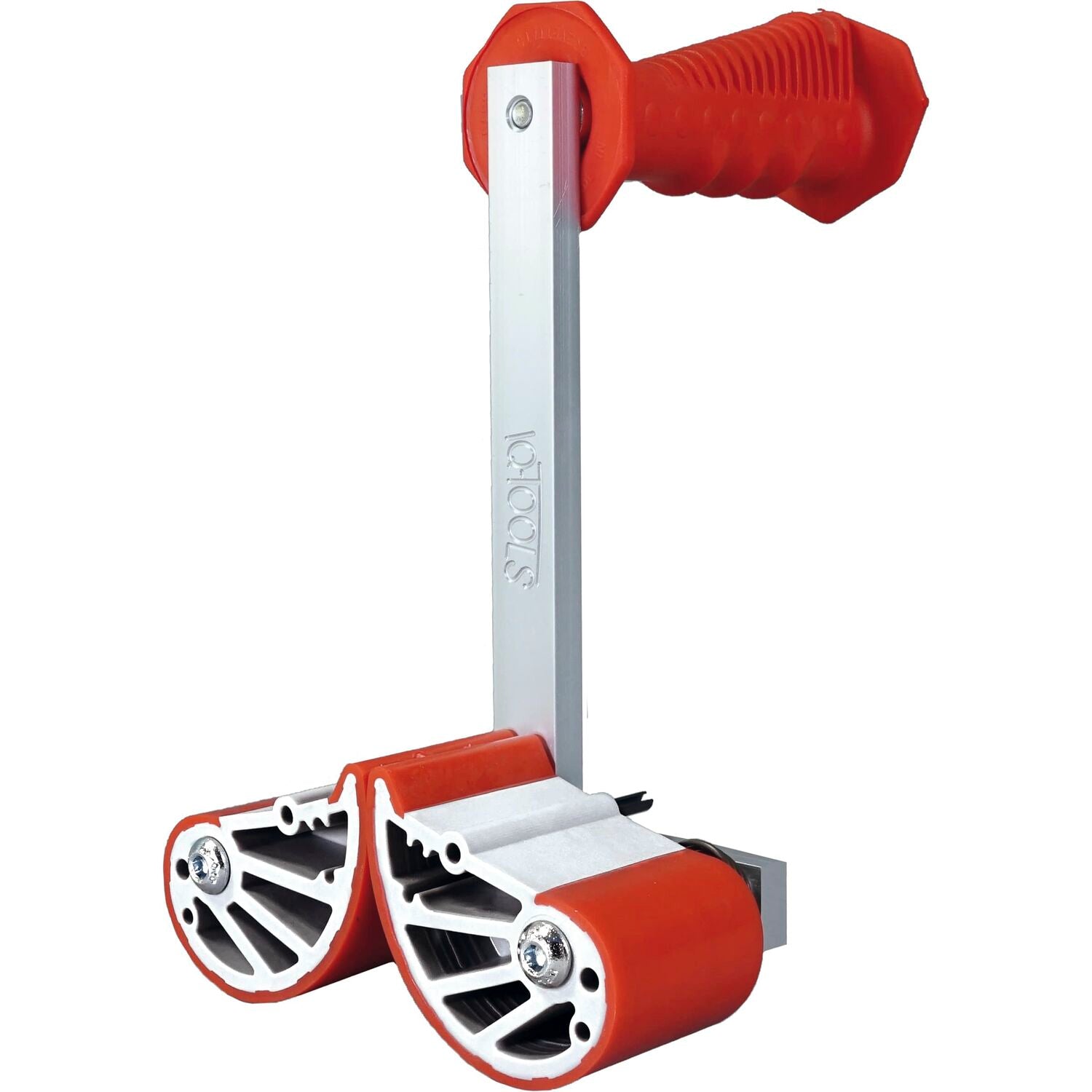 The Schaiger Universal Self-Adjusting Panel Carrier is made of thick aluminum with a special rubber coating on sprung jaws.