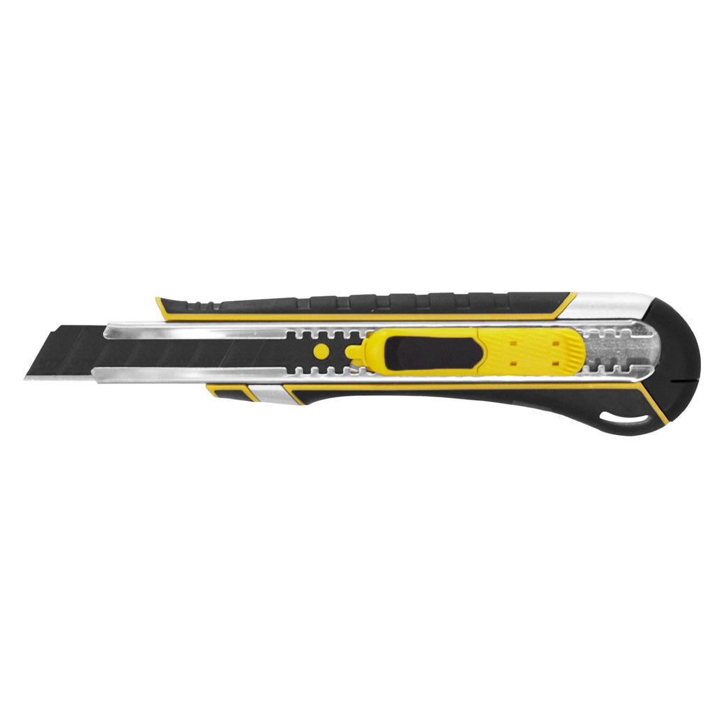 The Mag Knife can be conveniently stored on any ferrous surface & has a durable metal frame with ergonomic rubber overmould.