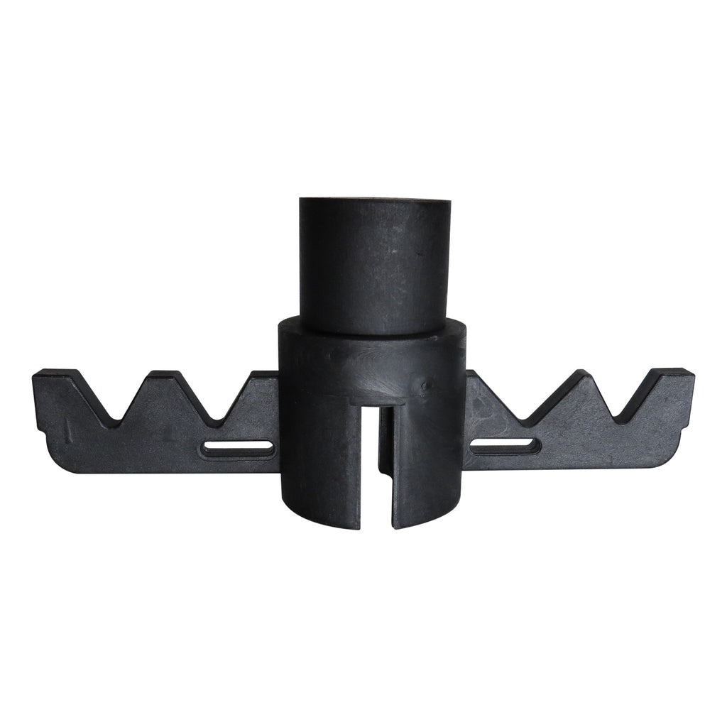 A single FastCap 3rd Hand Cord Holder. V-notches in the arms hold cables, and slots allow other attachment options.