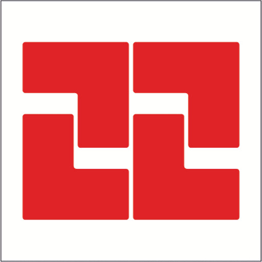 One sheet of Large 2-3/8" red Kaizen Korners.