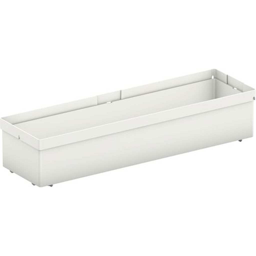 Long rectangular container insert boxes 350x100x68mm (13-3/4x4x2-11/16") for use with SYS3 Systainer Organizers.